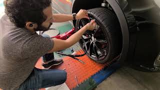 Alloy Gator Protective Rim Installation on Tesla model X [upl. by Kiraa127]