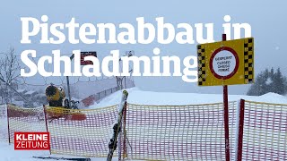 Wie der Eiskanal wieder zur Skipiste wird [upl. by Esme]