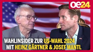 Der große Wahlinsider zur USWahl 2024 mit Heinz Gärtner amp Josef Mantl [upl. by Avehstab711]