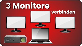 3 Monitore an Laptop anschließen 3 Bildschirm mit Notebook verbinden  BenQ Dock beCreatus DP1310 [upl. by Alamak302]