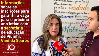 COMEÇAM HOJE AS INSCRIÇÕES PARA O CADASTRO ESCOLAR DE 2025 DA REDE DE ENSINO MUNICIPAL DE PIUMHI [upl. by Huntingdon]