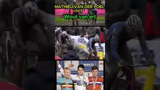 Mathieu van der poel vs Wout van ert cyclocross shorts [upl. by Fillian992]