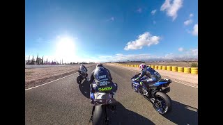 Canepa onboard at Almeria  2021 Yamaha R1 [upl. by Alehcim]