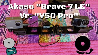 Akaso Brave 7 LE Vs Akaso V50 Pro [upl. by Merralee]