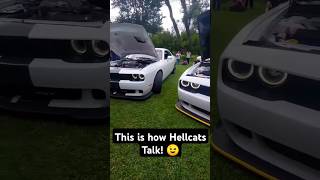 This is how Hellcats talk in Turbocharged Roars  Rev Battle shorts carshorts dodgehellcat [upl. by Nauquf]