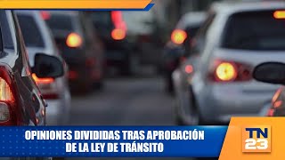 Opiniones divididas tras aprobación de la Ley de Tránsito [upl. by Hancock]