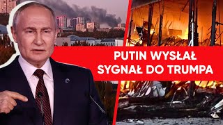 Putin wysłał sygnał do Trumpa Skutki ataku Rosji po wyborach w USA [upl. by Elleirua389]