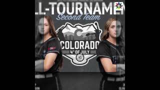 Abby Herndon and Olivia Faggard made the 2022 TCS Colorado Sparkler AllTournament Second Team [upl. by Yankee]