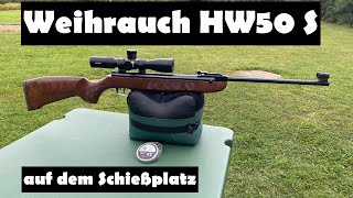 Weihrauch HW 50 S auf dem Schießplatz [upl. by Cassey274]