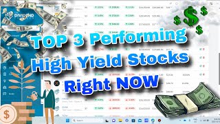 Best RETURNING High Yield Dividend Stocks for the Past Month MAXI CONY Yieldmax ETF MLPR [upl. by Nikolos82]