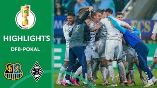 Another LASTMINUTE Shocker  Saarbrücken vs Mgladbach 21  Highlights  DFBPokal QuarterFinal [upl. by Hnaht]