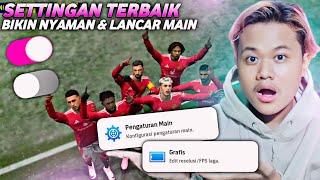 SETTINGAN TERBAIK BERMAIN EFOOTBALL 2025 MOBILE  GRAFIK KONTROL amp GAMEPLAY [upl. by Christean561]