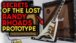 REVEALING the SECRETS of the LOST RANDY RHOADS GUITAR [upl. by Ecnarolf]