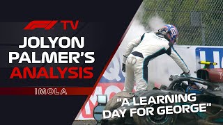 Russell And Bottas Crash Drama  Jolyon Palmers F1 TV Analysis  2021 Emilia Romagna Grand Prix [upl. by Ariayek]