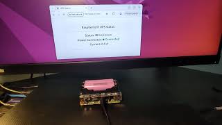 Raspberry Pi Waveshare UPS HAT and monitoring via web browser [upl. by Rawden841]