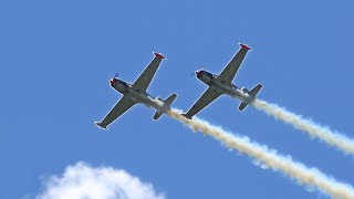 TWO ANGELS IN THE AIR CLOSE UP FLYBY  🇵🇱 Mazury Airshow 2024 Ketrzyn Airport Plane Spotting POLAND [upl. by Roland]