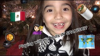 SPANISH Doll House Tour  English subtitles   Toy Time With Nataly [upl. by Blatman]