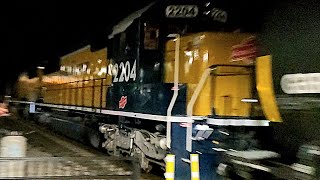 MBNAS with two AampS SD60s in lead Carlinville IL [upl. by Eelytsirk]