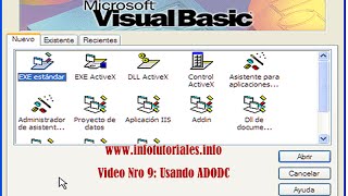 Curso de Visual Basic 60 Video Nro 8 Usando ADODC [upl. by Esoj921]