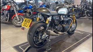 Preowned Thruxton TFC for sale  Fowlers Triumph [upl. by Irmine]