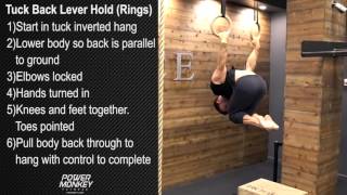 Tuck Back Lever Hold Rings [upl. by Sirmons]