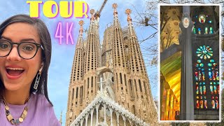 IMPRESCINDIBLE en BARCELONA La Sagrada Familia por dentro 4K [upl. by Berkman499]