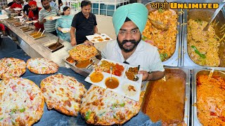 Unlimited Food  Rs180 Only  Unlimited Pizza  Unlimited Chinese  Indian Street Food [upl. by Orsino]