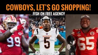 Fish at 6 LIVE Who Can Cowboys Buy in Free Agency w 100 Million DREAM BIG Lets Go Shopping [upl. by Luckett]