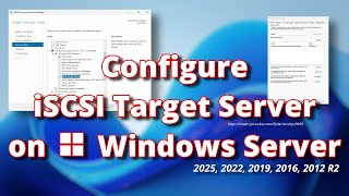 Configure iSCSI Target Server on Windows Server [upl. by Adoc]