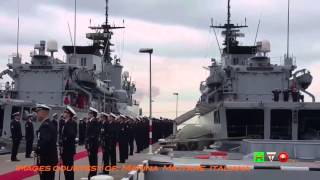 Marina Militare La Spezia  Ultimo Ammaina Bandiera di Nave Maestrale  wwwHTOtv [upl. by Oer]