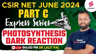 CSIR NET 2024 Preparation  CSIR Life Science Part C Photosynthesis Dark Reaction  Dr Lalit Pal [upl. by Inalel256]