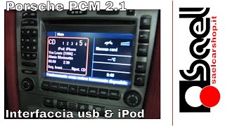 Porsche Carrera 997 PCM 21 interfaccia ipod e usb [upl. by Mecke796]