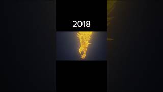 evolution of ghidorah19642019 ghidorah evolution godzilla [upl. by Akienat]