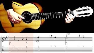 How to play  The Round Battle Galliard on guitar John Dowland [upl. by Hahsia]