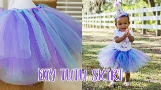 HOW TO MAKE AN EASY TUTU SKIRT  Simply Dovie [upl. by Yllak]