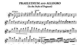 Fritz Kreisler  Preludium and Allegro kreisler violin preludiumandallegro [upl. by Oetsira]