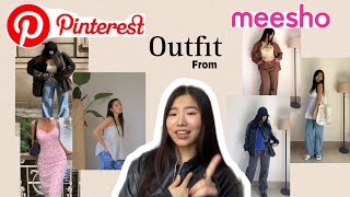 I bought Pinterest clothes from meesho🌷💗✨ meesho haul  honest reviews smash or trash 🩷🗑️ [upl. by Ettesyl]