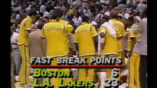 1985 NBA Finals Celtics at Lakers Gm 5 part 812 [upl. by Meesak]