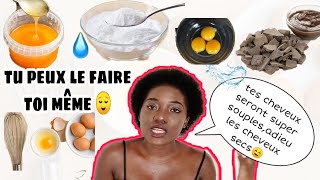 5 shampooing naturels fait maison pour cheveux très crépus et secsbonjour les cheveux souples💧 [upl. by Jareen594]