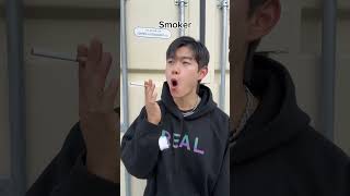 Normal vs Smoker tiktok beatbox [upl. by Abita]