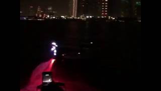 Flyboard night show in dubai destination dubai yacht party [upl. by Goulden837]