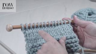 Stockinette Stitch Example [upl. by Mylor22]