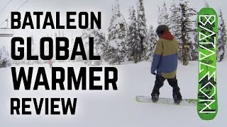 Bataleon Global Warmer Snowboard Review [upl. by Anwahsiek]