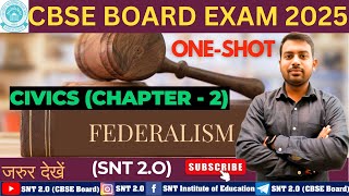 Federalism Class 10 cbse full chapter  Civics Class 10 Chapter 2  NCERT One Shot By Chitranjan Sir [upl. by Nurat]