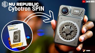 NU REPUBLIC CYBOTRON SPIN Power Bank  Fidget Spinner Design  10000 mAh Wired amp Wireless Charging [upl. by Eulalie337]