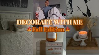 COZY FALL ROOM MAKEOVER  decorate  shop with me [upl. by Sy]