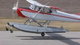 HD Amphibious Cessna 170B Landing CSU3 [upl. by Angie]