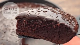 Super Moist Chocolate Cake with Easiest Ingredients  No oven No Milk No Eggs [upl. by Okim]