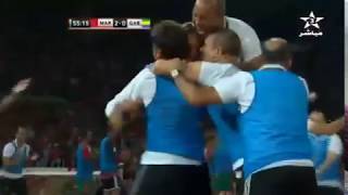 Maroc vs Gabon but 2 0 Khalid Boutaib Football Qualifications CDM 2018 [upl. by Elizabet]