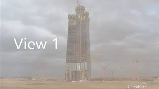 Jeddah Tower  Timelapse 2017 amp January Update  First half 2018 [upl. by Enaenaj]